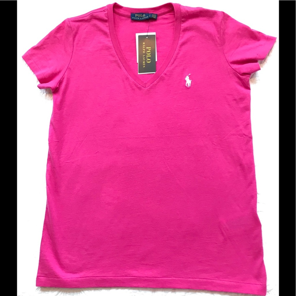 🆕Polo by Ralph Lauren Classic Tee Barbie Pink!